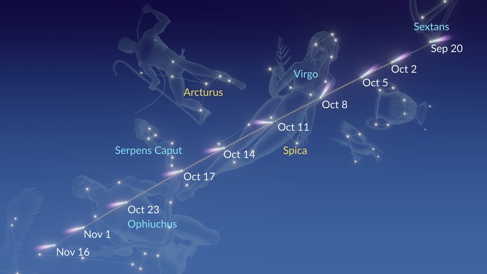 Comet October 2024 TsuchinshanAtlas Comet Atlas 2024 C/2023 A3