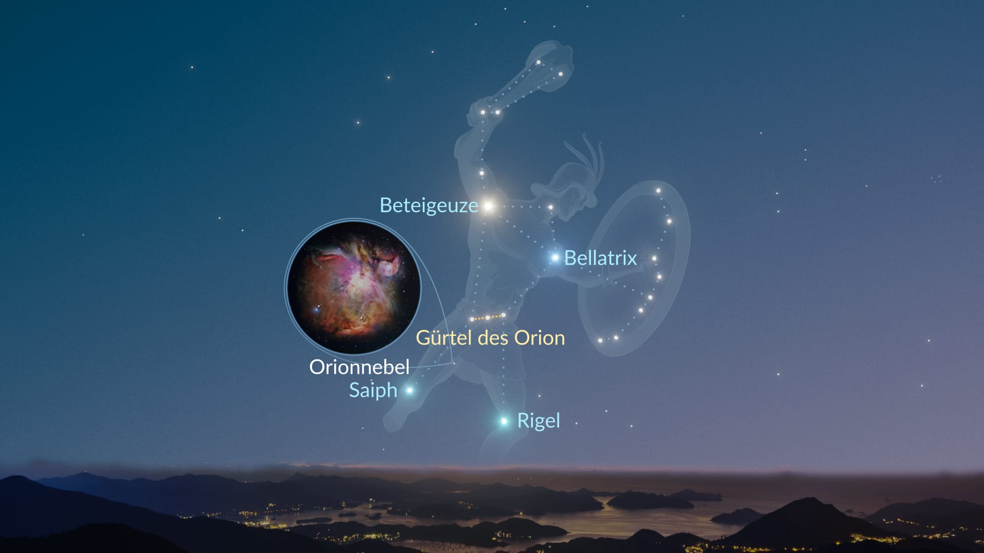 Mythos über das Sternbild Orion