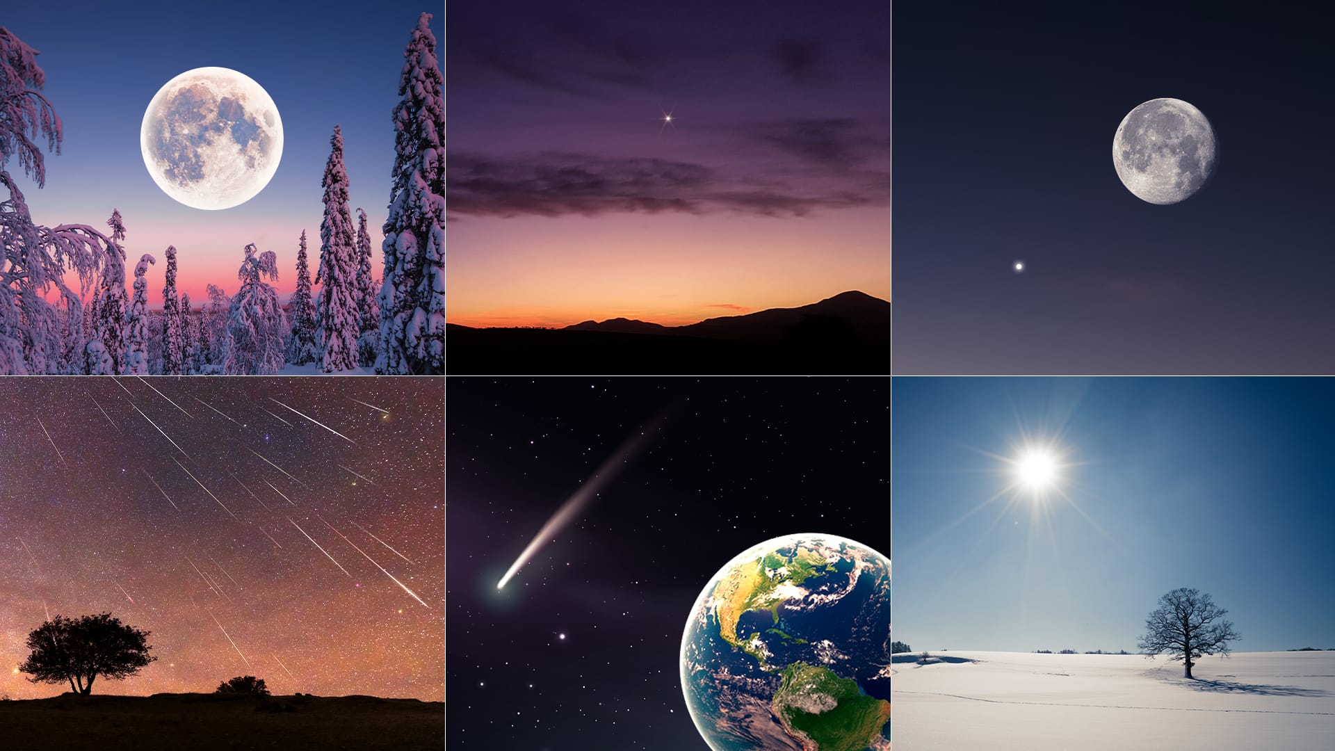 Astronomical Events, December 2025