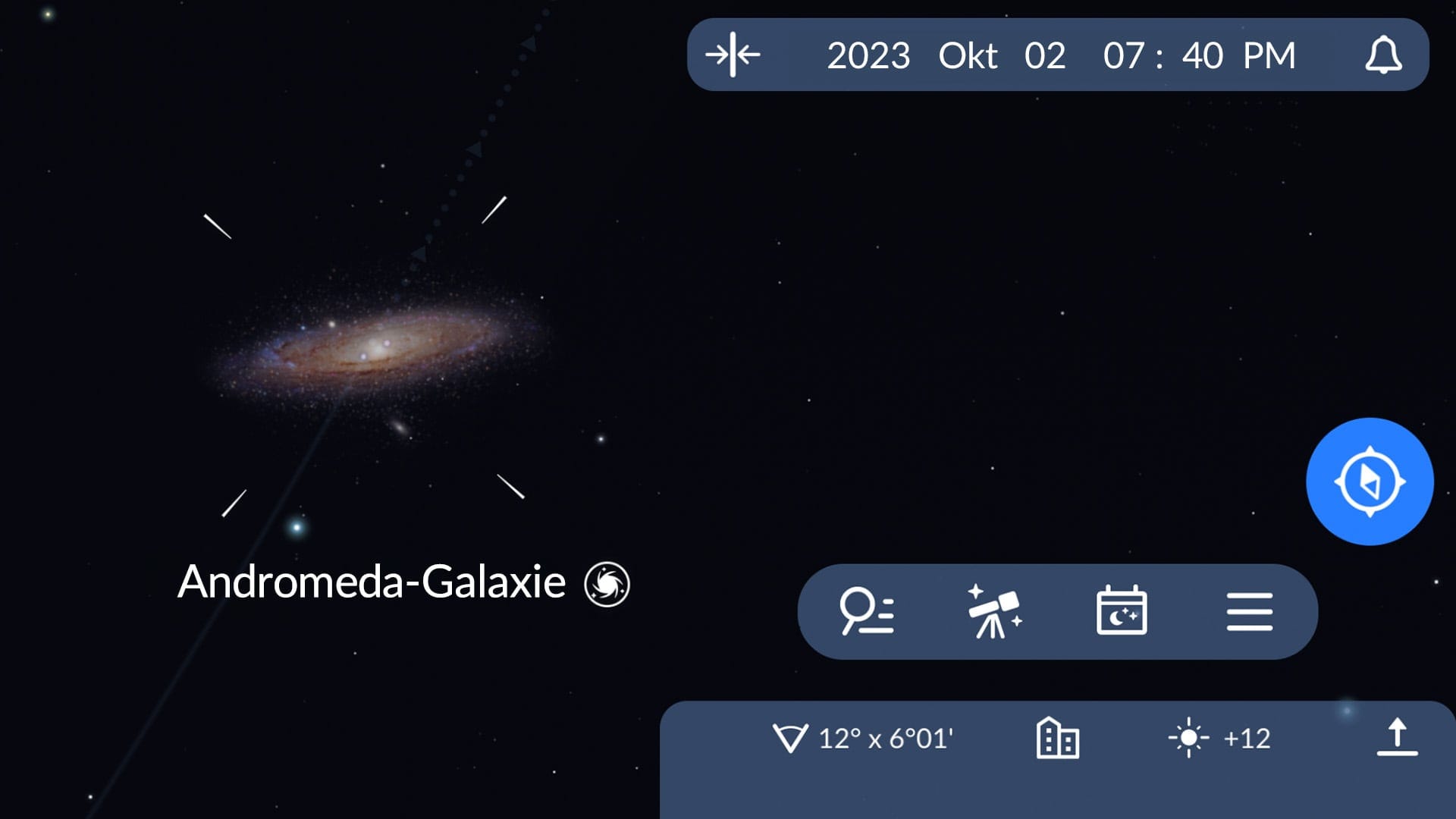 Andromeda Galaxy is Sky Tonight