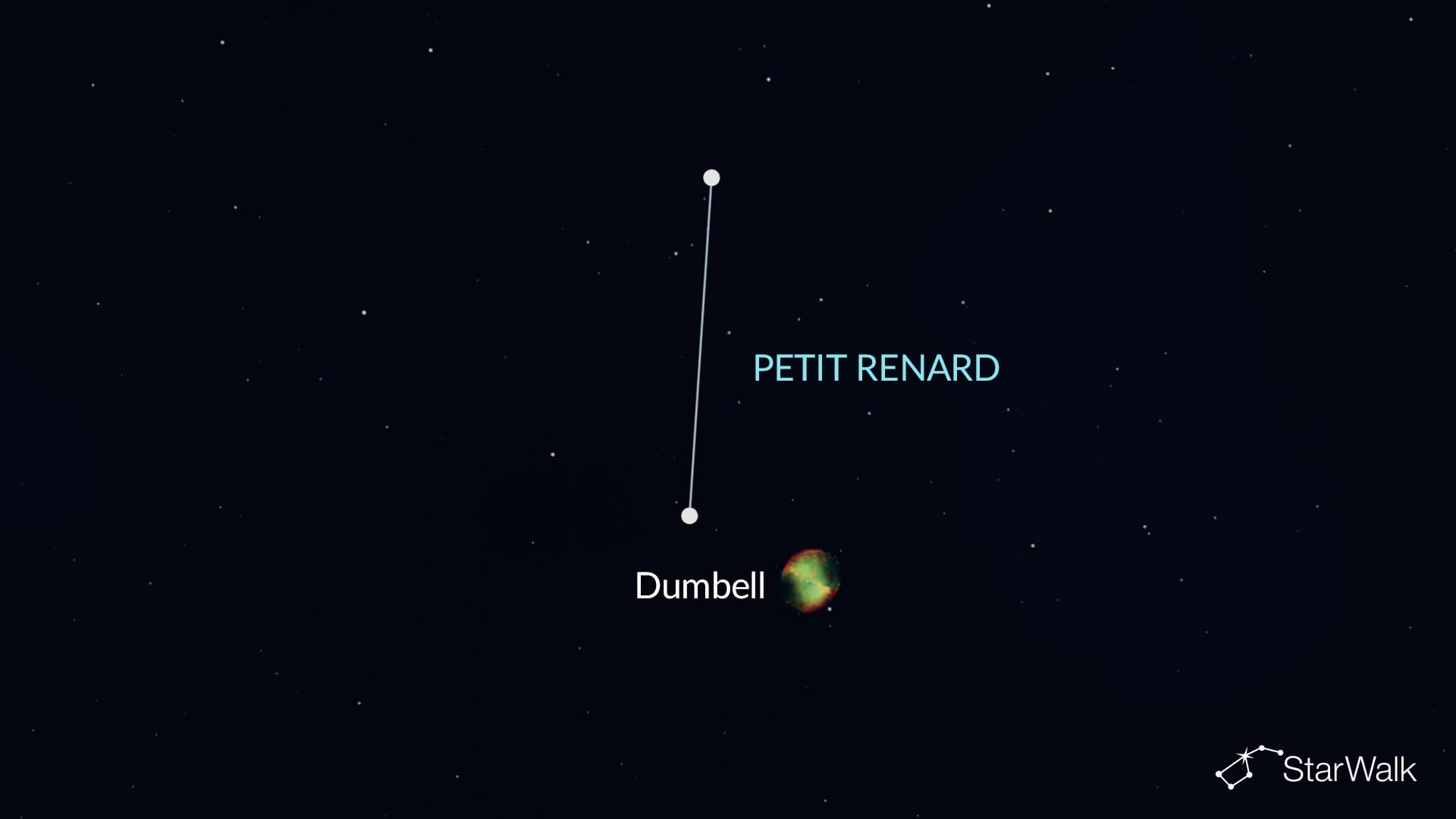 Nébuleuse de l’Haltère dans le Petit Renard