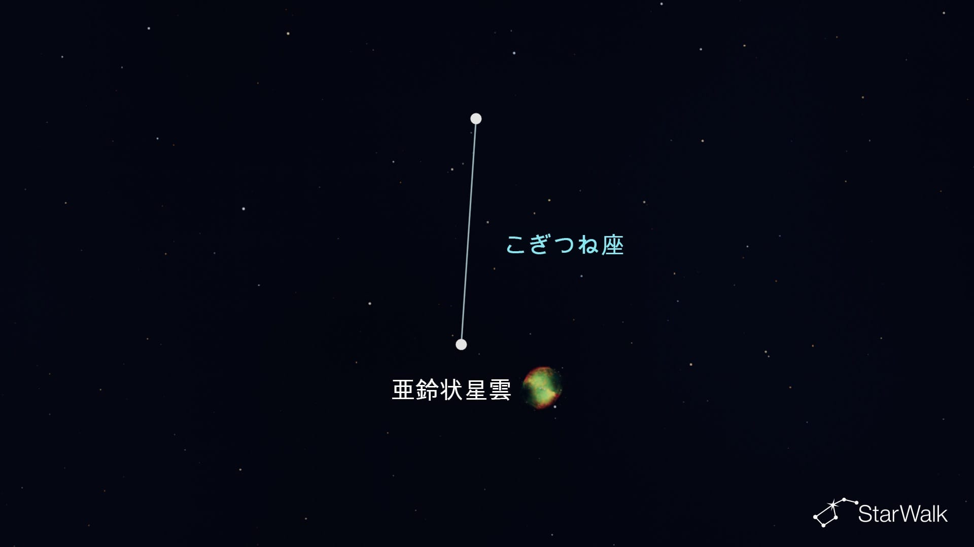 こぎつね座の亜鈴状星雲
