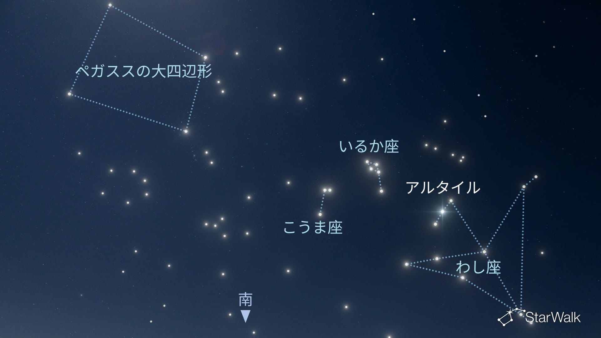 北半球でこうま座を見つける方法