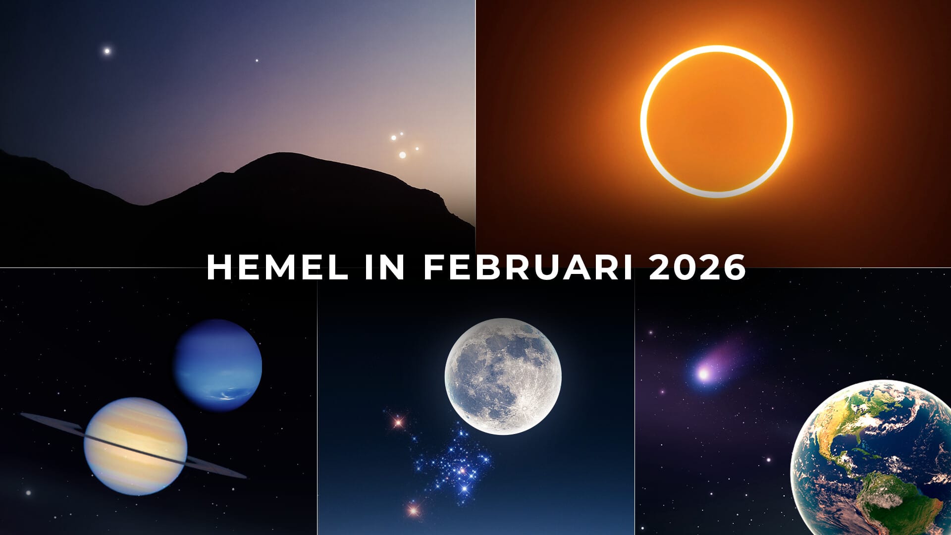 Hemelverschijnselen in februari