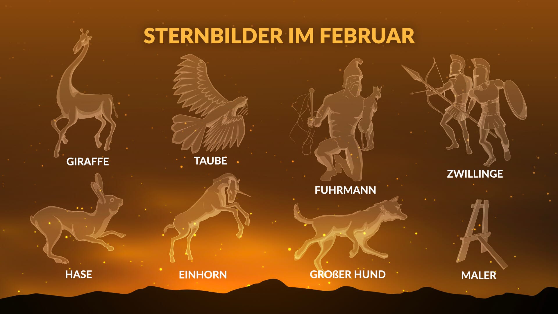 February constellations