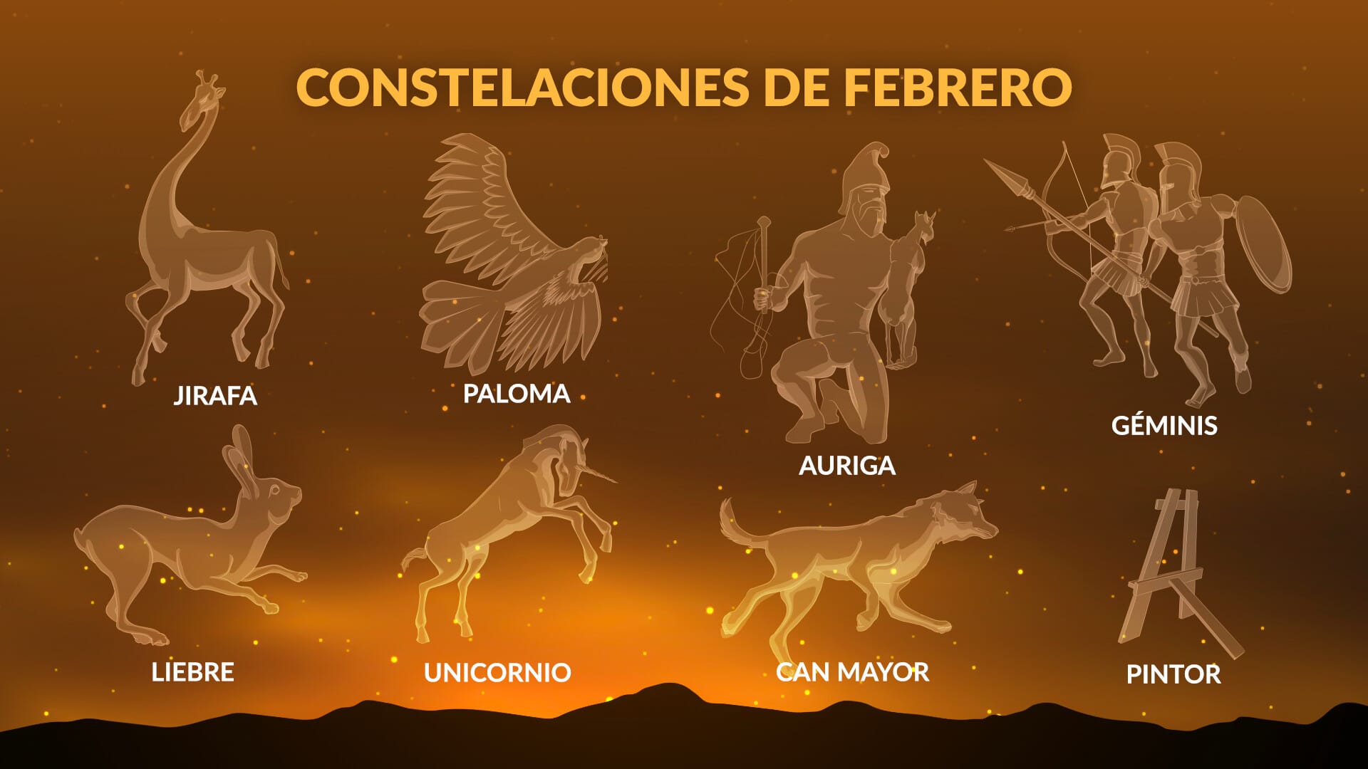 February constellations