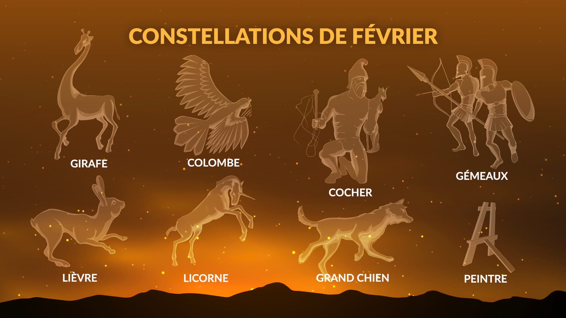 February constellations