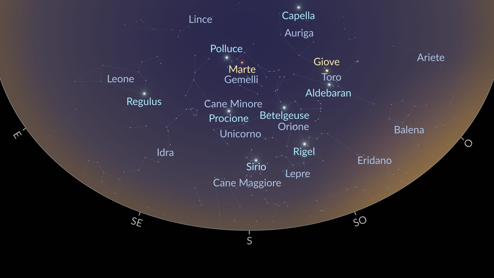 Sky Map February 2025 (NH)