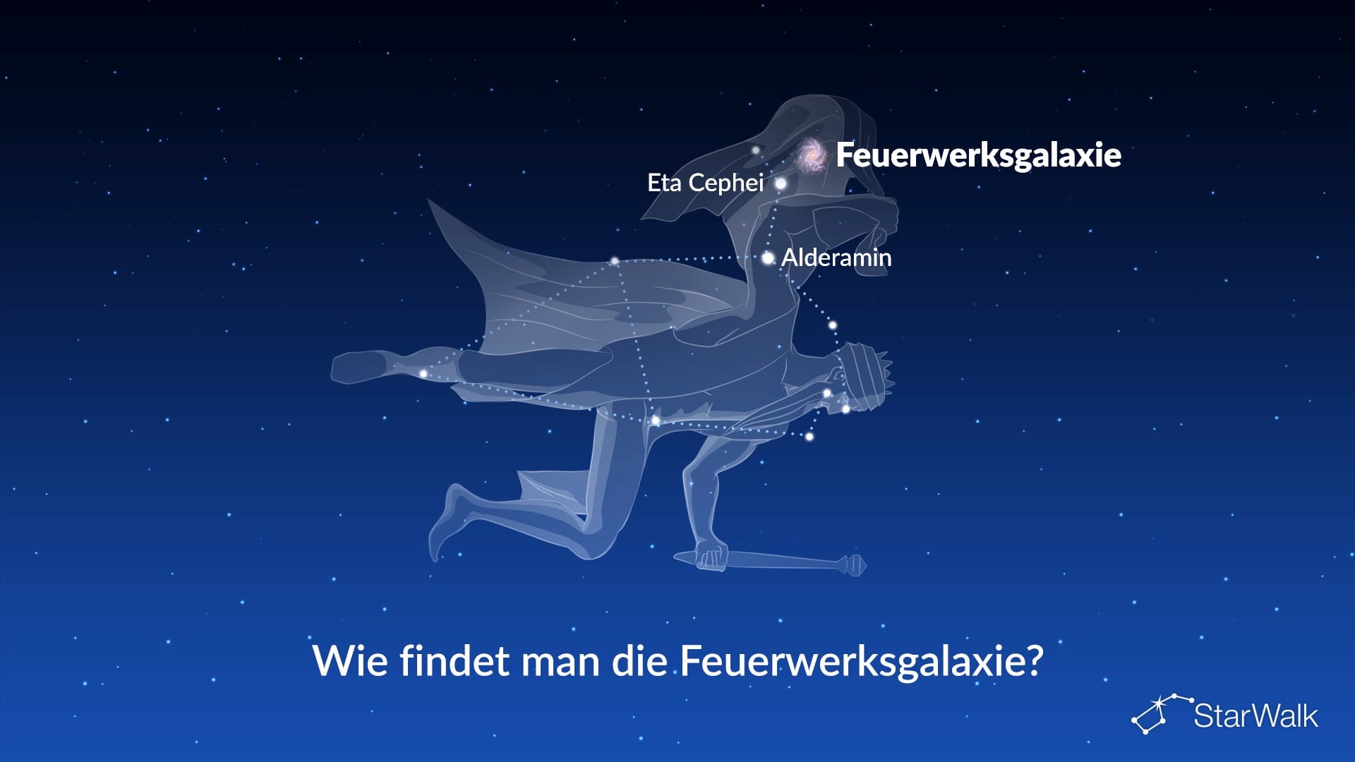 Feuerwerksgalaxie – So finden Sie sie