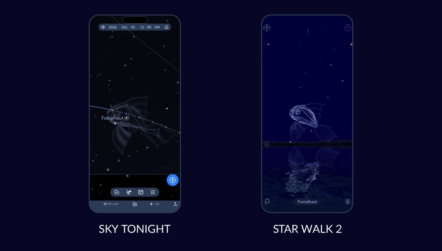 Find October Stars with Sky Tonight and Star Walk 2
