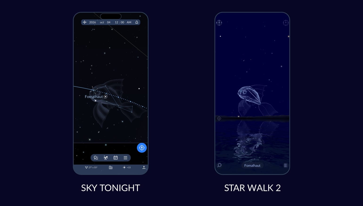 Vind de oktobersterren met Sky Tonight en Star Walk 2
