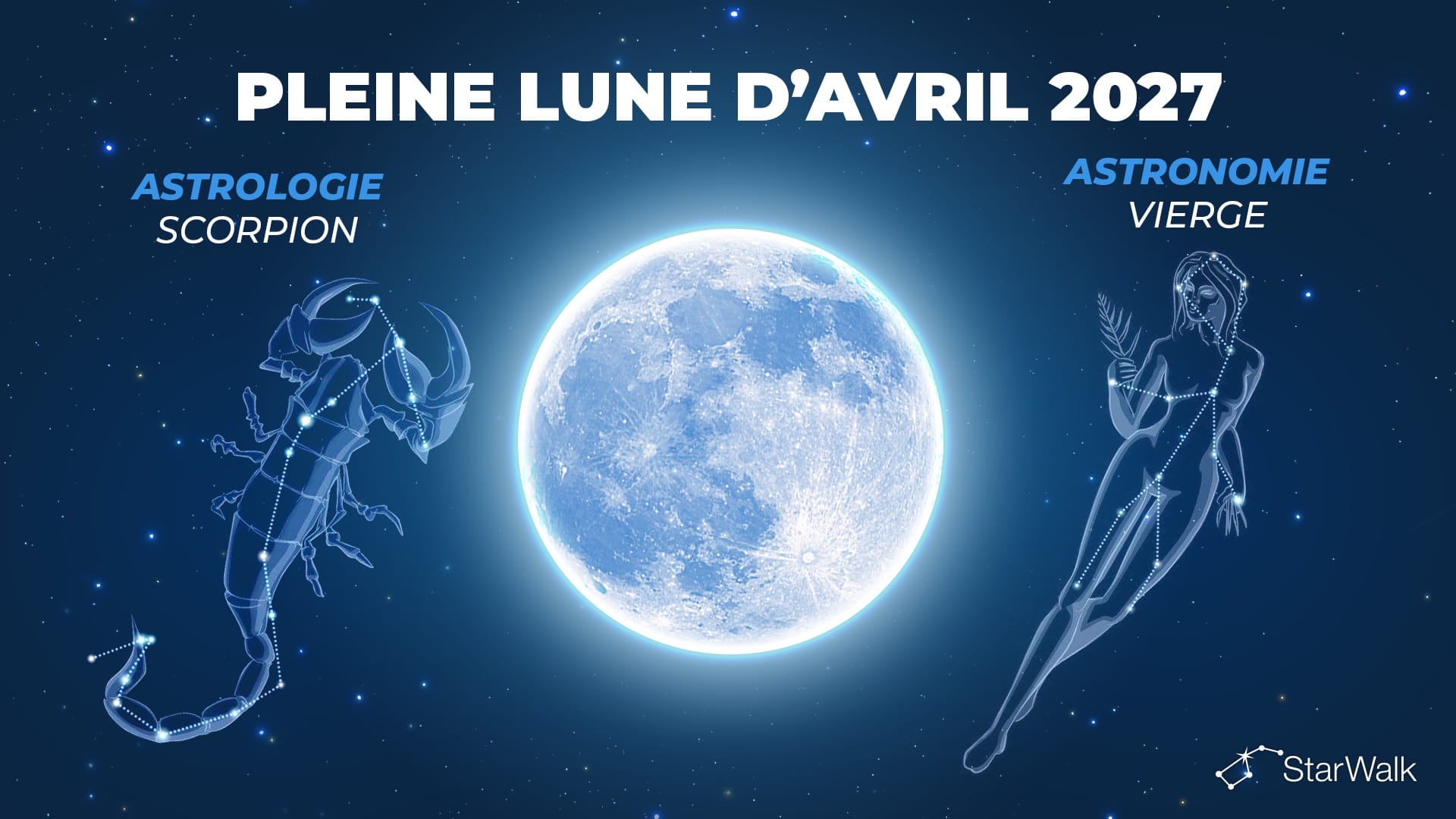 Dans quelle constellation se trouvera la Pleine Lune d’avril en 2027 ?