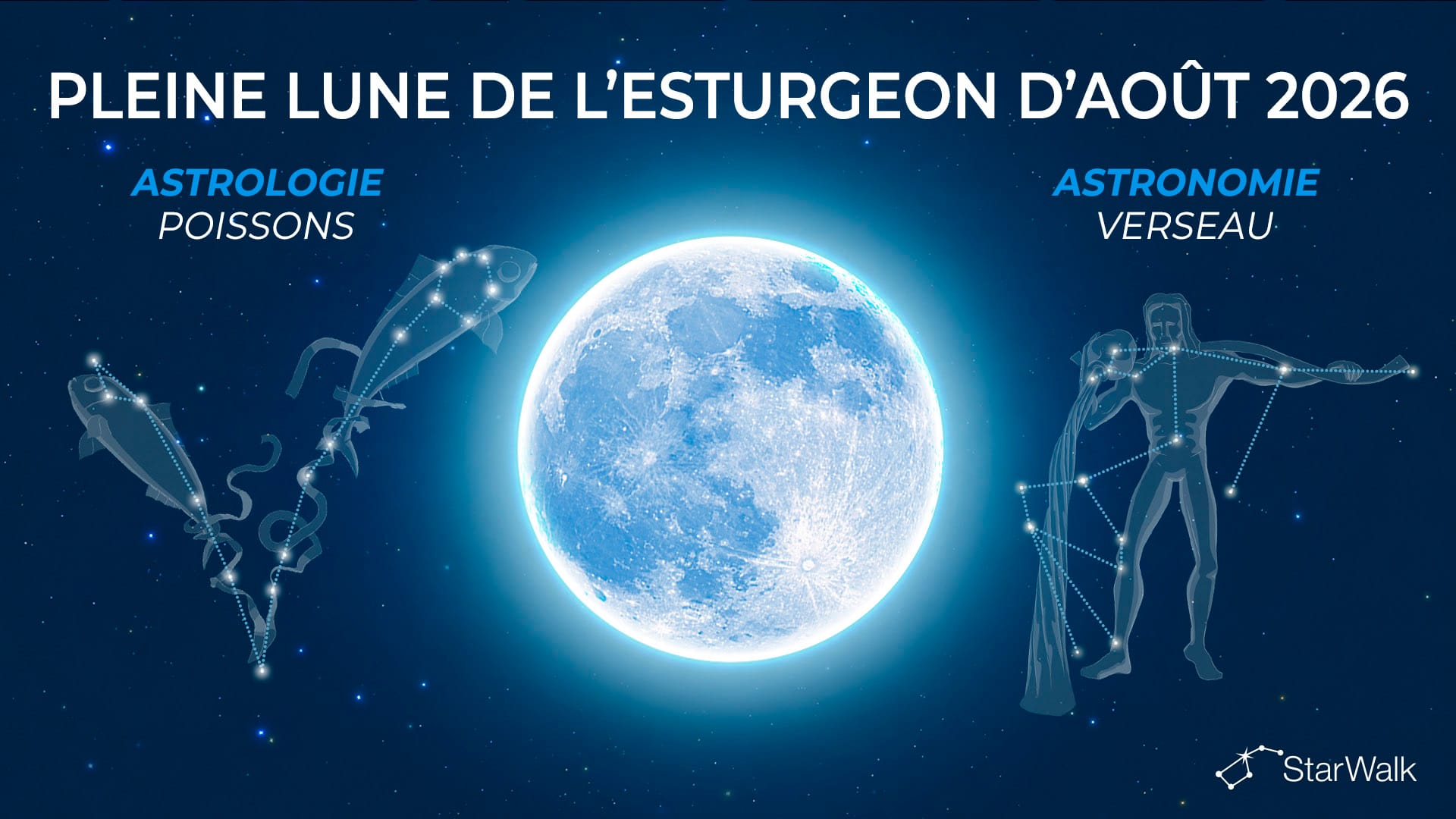 Dans quelle constellation se trouve la Pleine Lune d’août ?