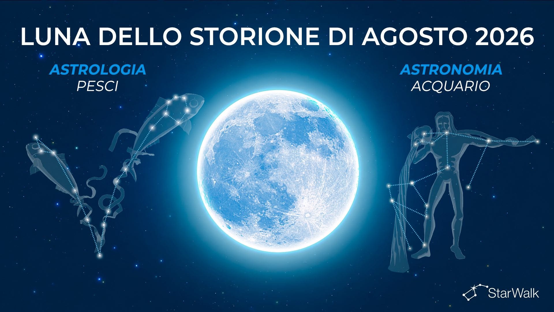 In quale costellazione si trova la Luna piena di agosto?