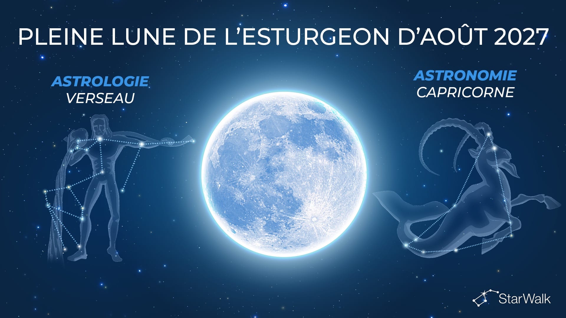 Dans quelle constellation se trouvera la Pleine Lune d’août ?