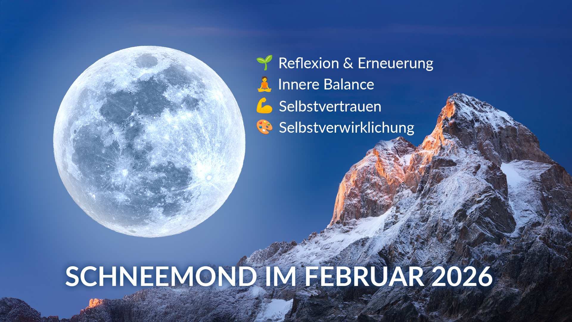 Vollmond im Februar 2026: Spirituelle Bedeutung