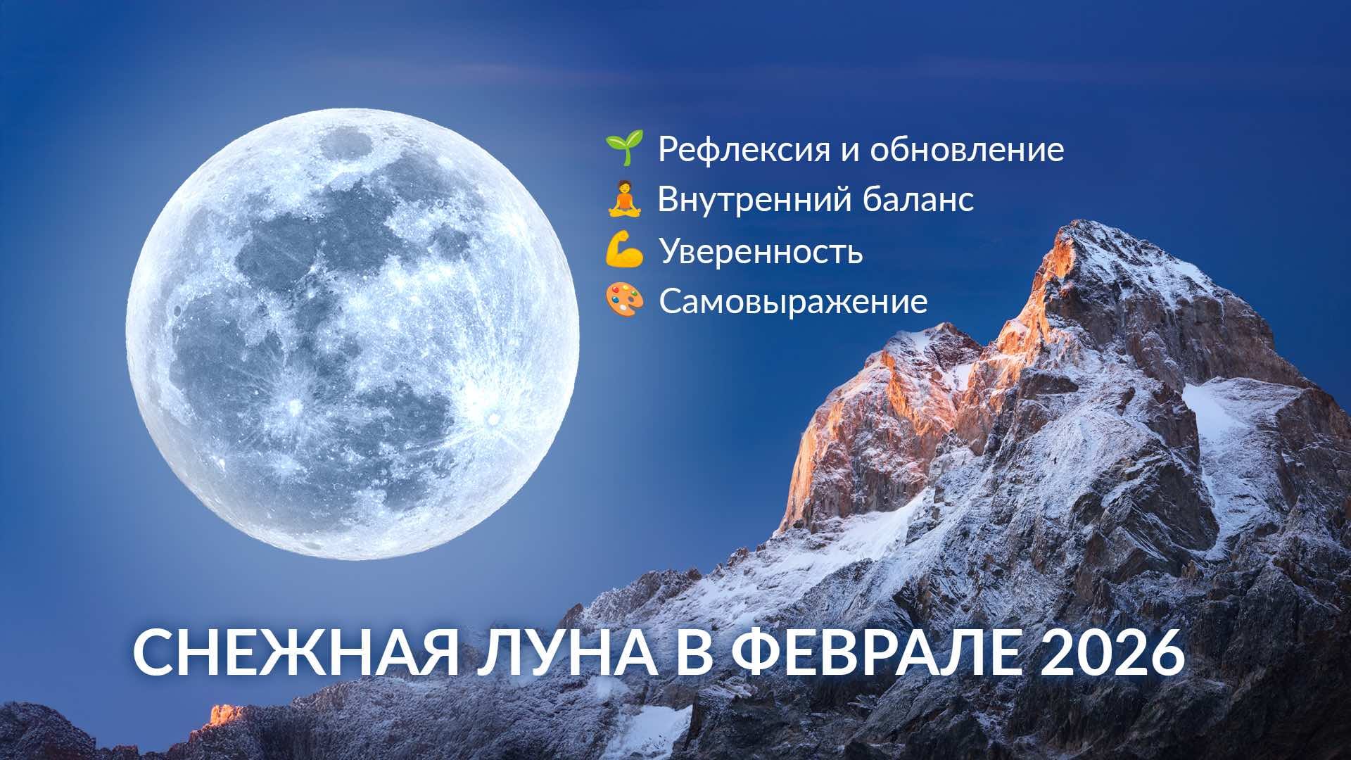 Февральское полнолуние 2026: Духовное значение