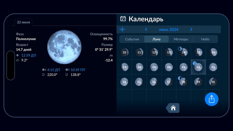 Когда полнолуние в июне 2024 | Клубничная Луна | Полнолуние июнь 2024 ...