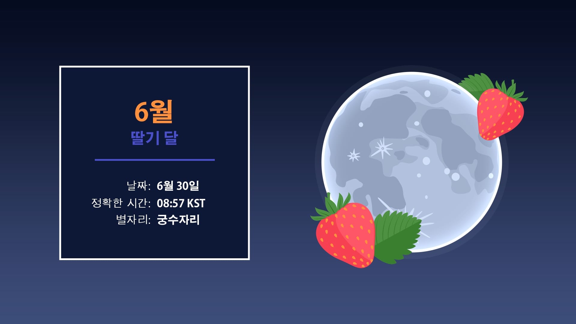 2026년 6월 보름달