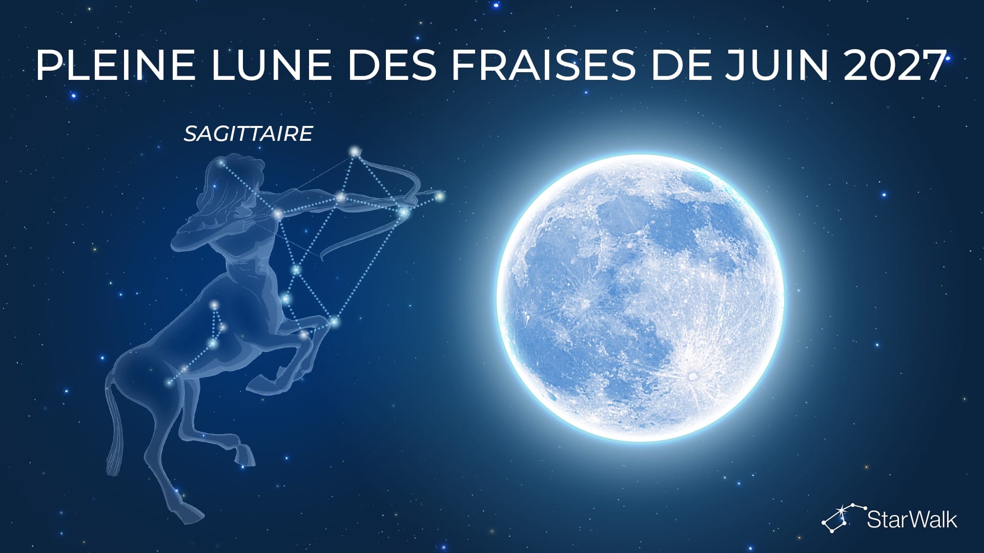 Dans quelle constellation se trouvera la Pleine Lune de juin ?