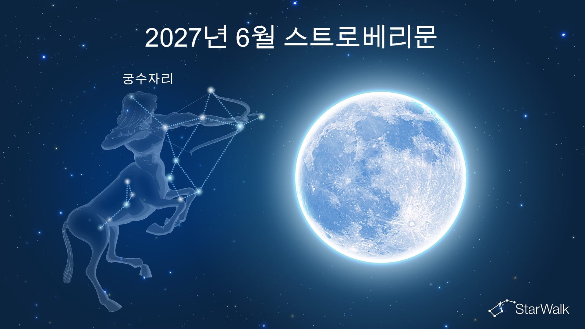 6월 보름달은 어느 별자리에 있나요?