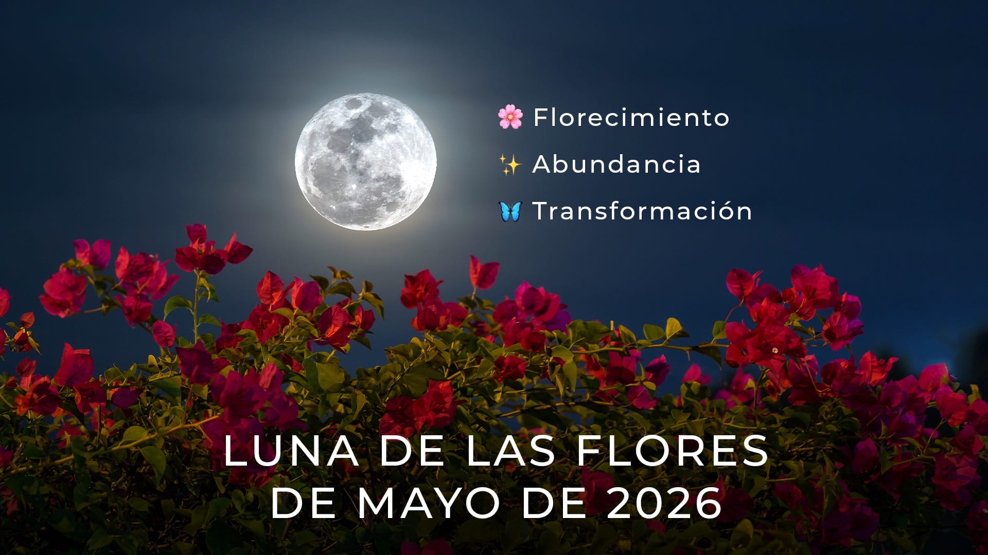 Luna llena de mayo de 2026: significado espiritual