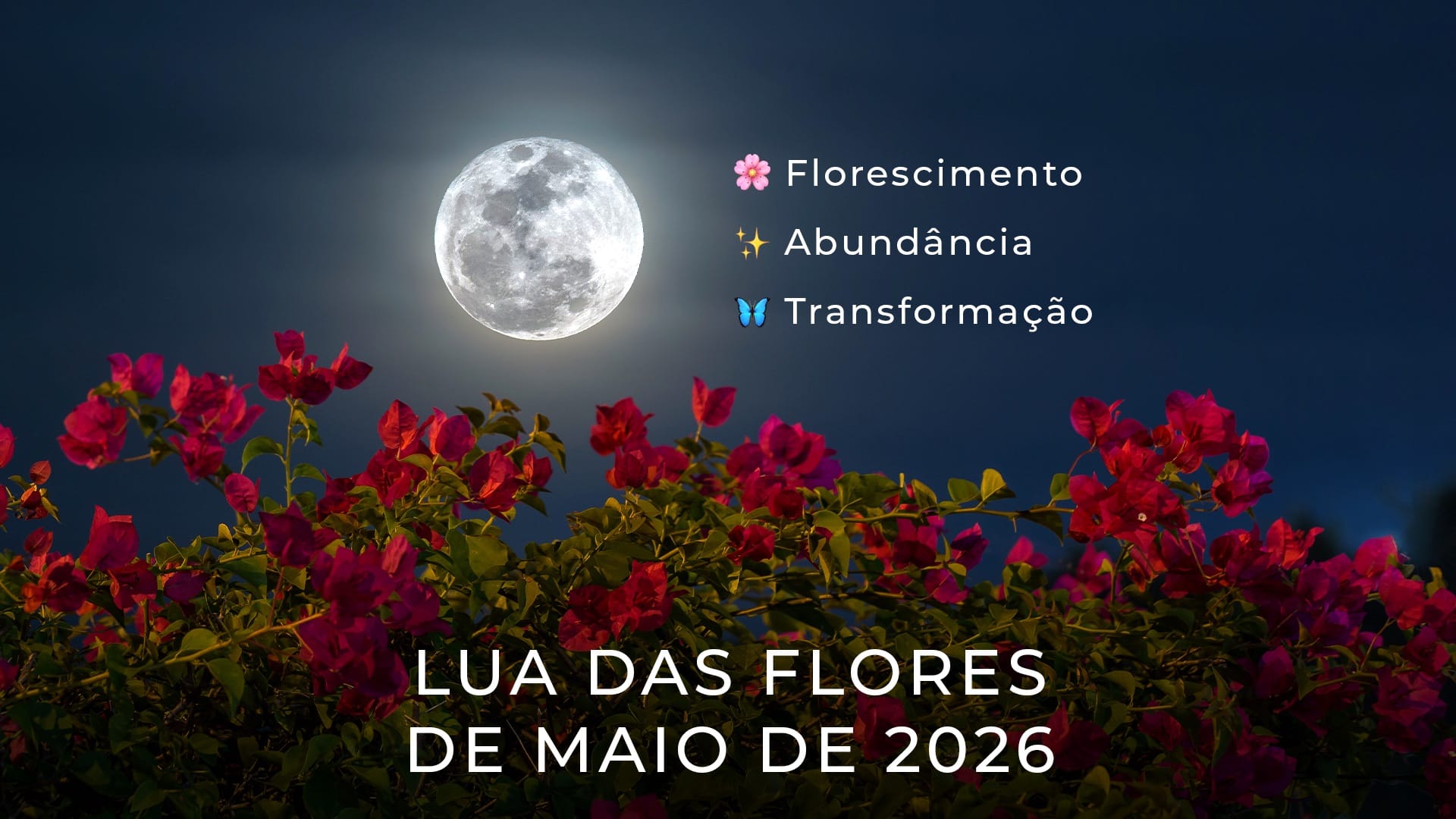Lua Cheia de maio de 2026: significado espiritual