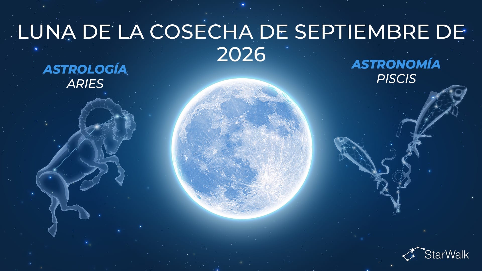 ¿En qué constelación estará la Luna llena de septiembre?