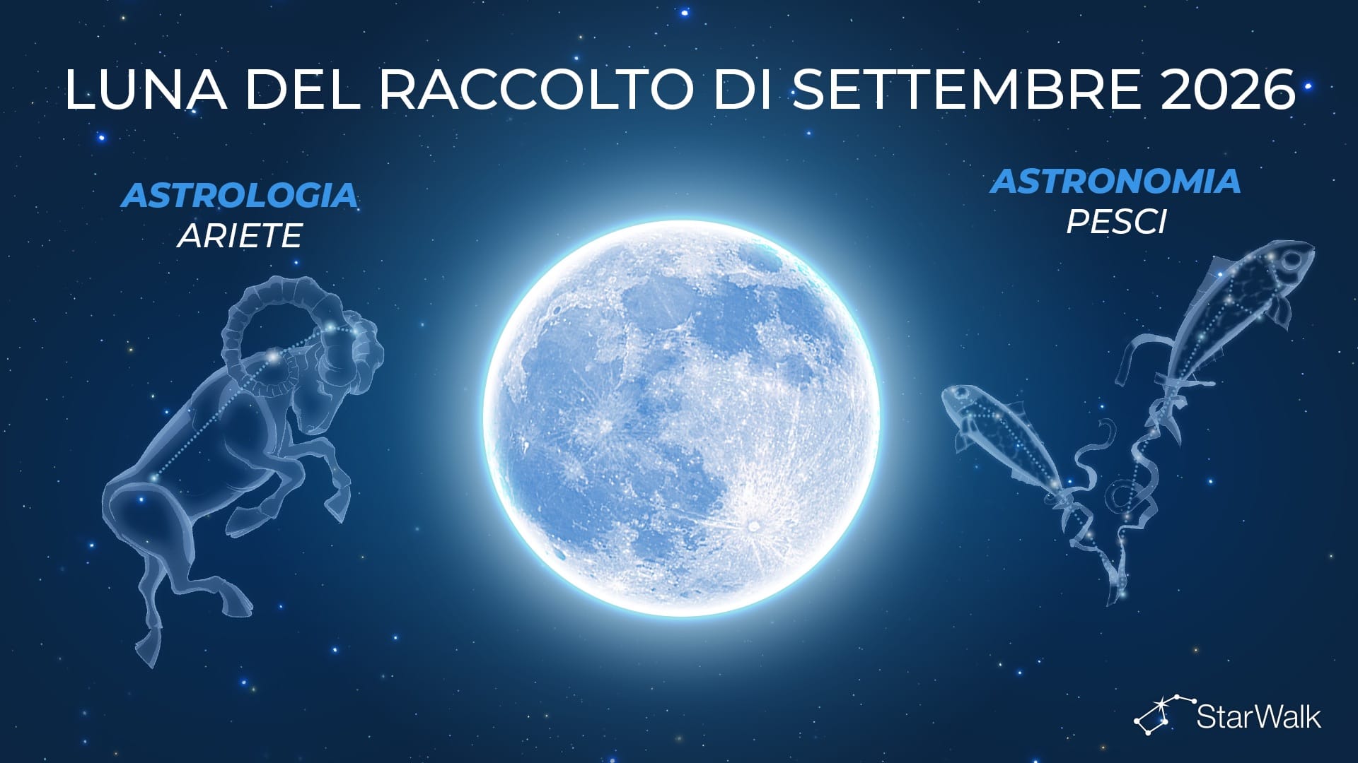 In quale costellazione sarà la Luna piena di settembre?