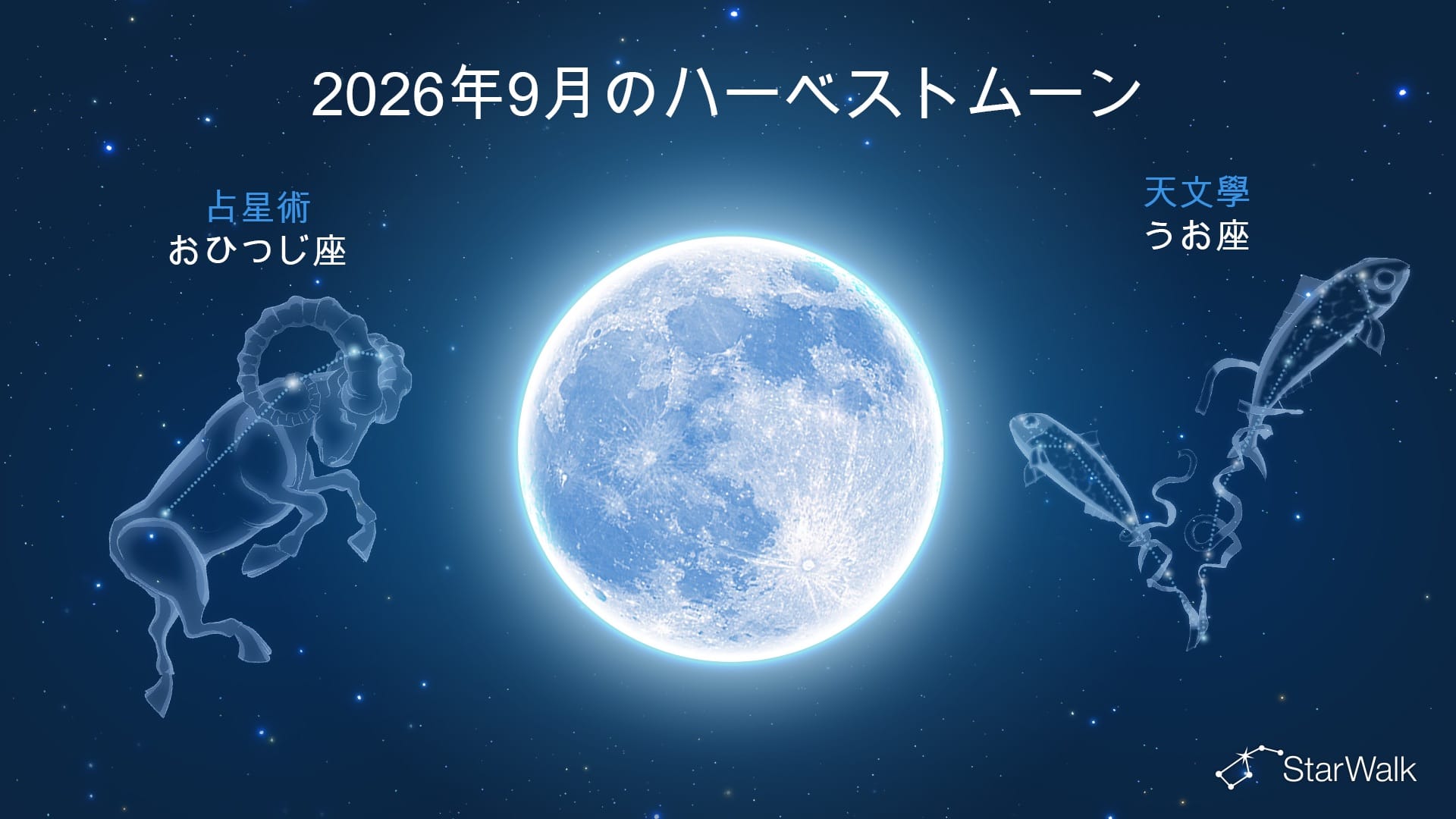 9月の満月はどの星座にある?