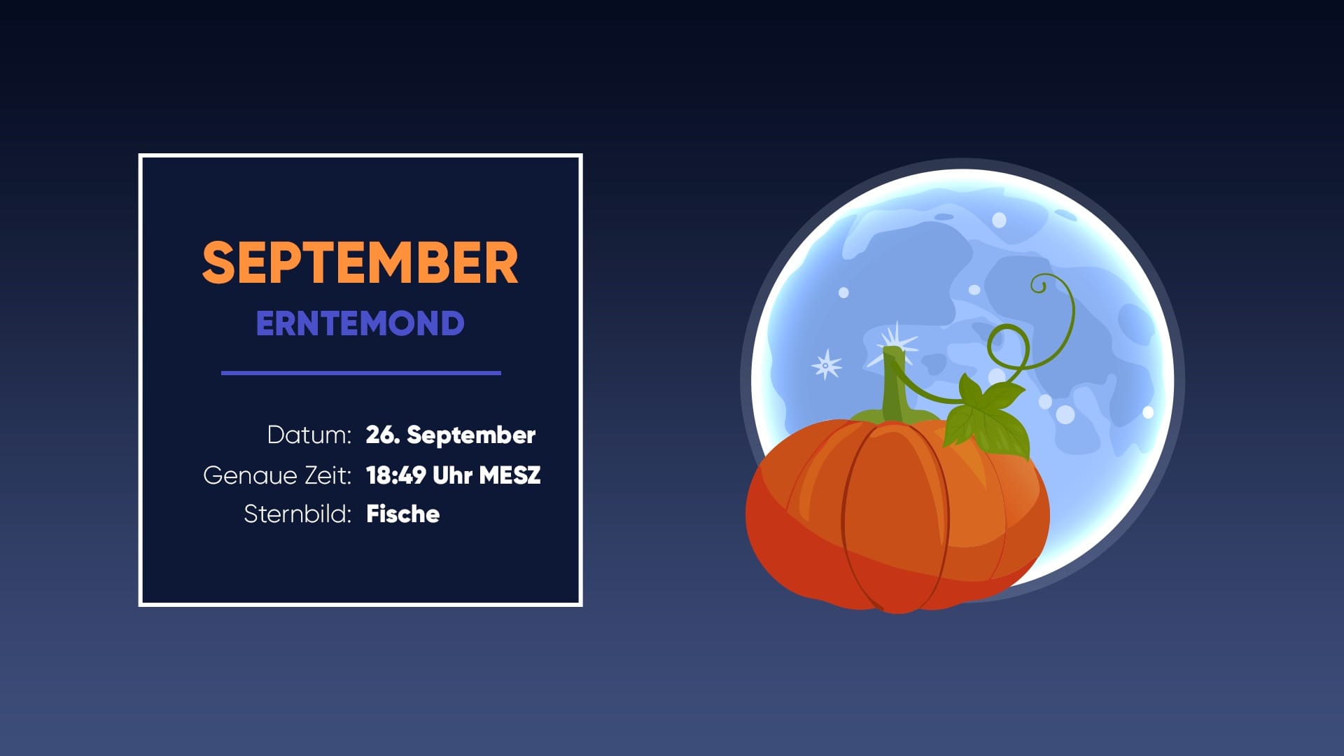 September 2026 Vollmond