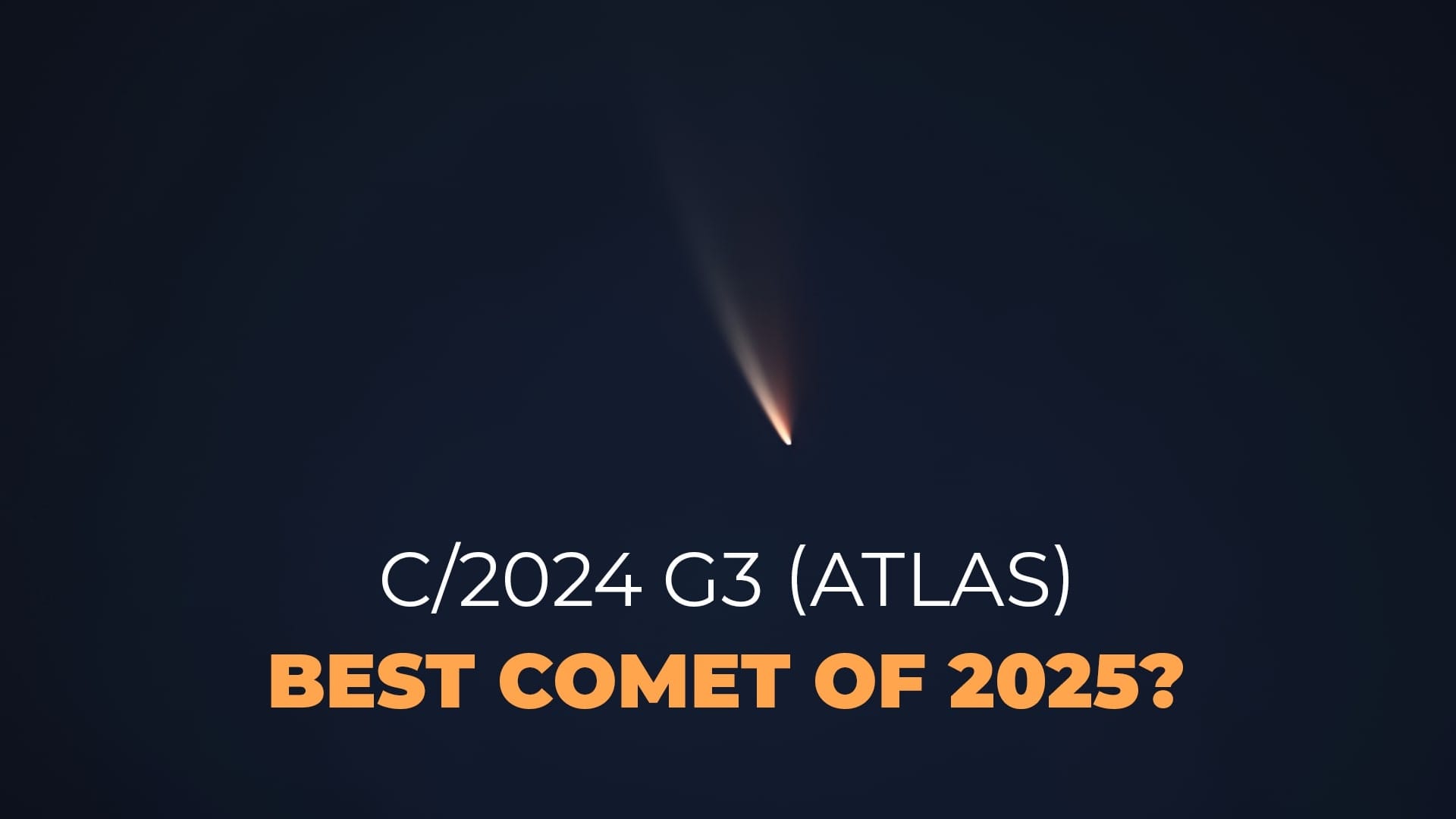 Comet G3 Atlas from ISS