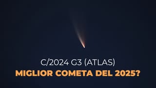 Comet G3 Atlas from ISS