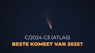 Comet G3 Atlas from ISS