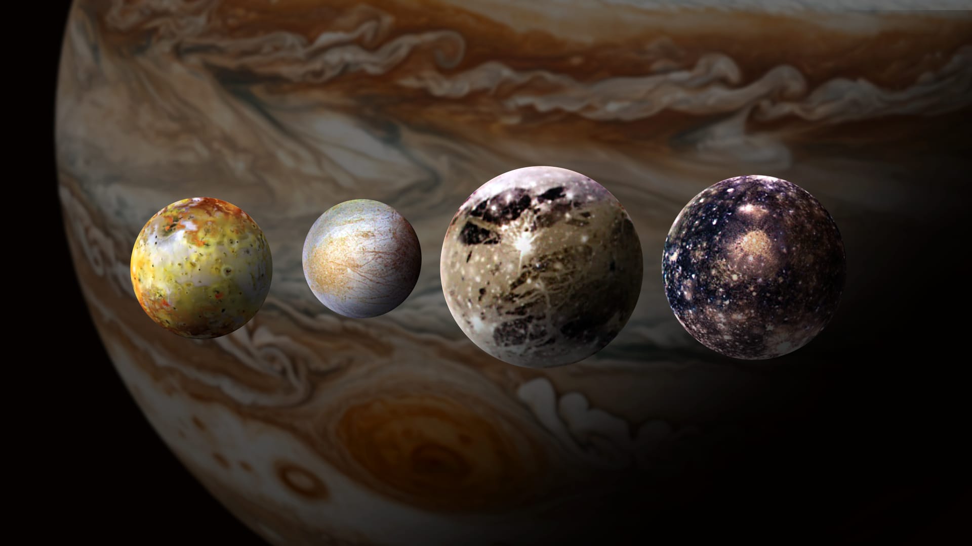Surfaces of the Galilean Moons