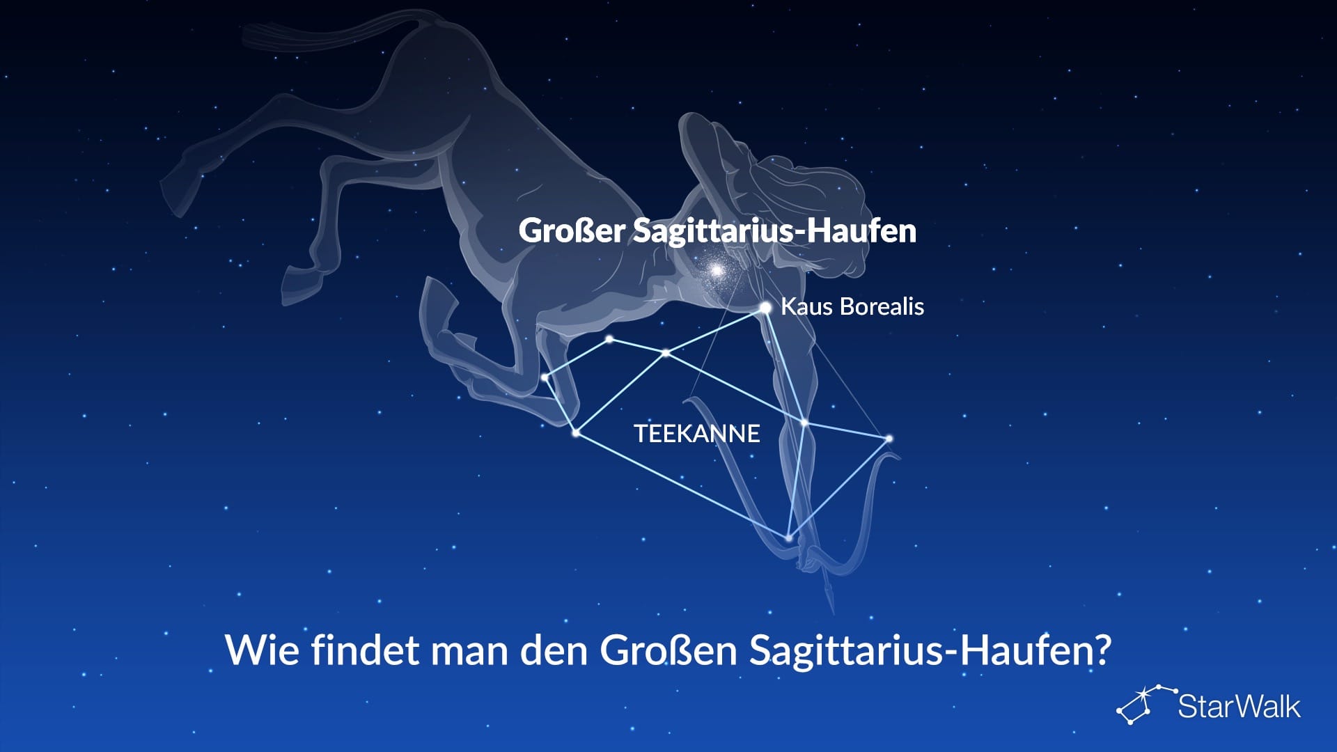 Großer Sagittarius-Haufen – So finden Sie ihn