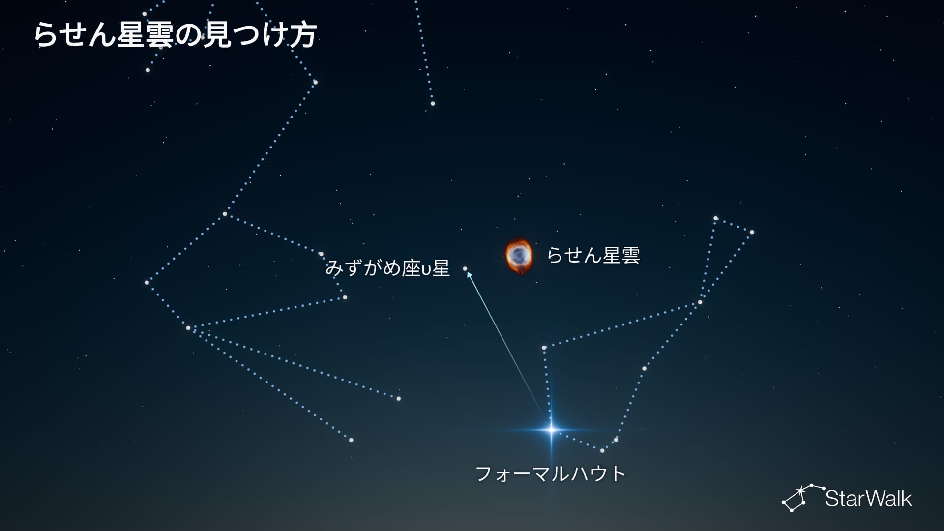 らせん星雲の見つけ方