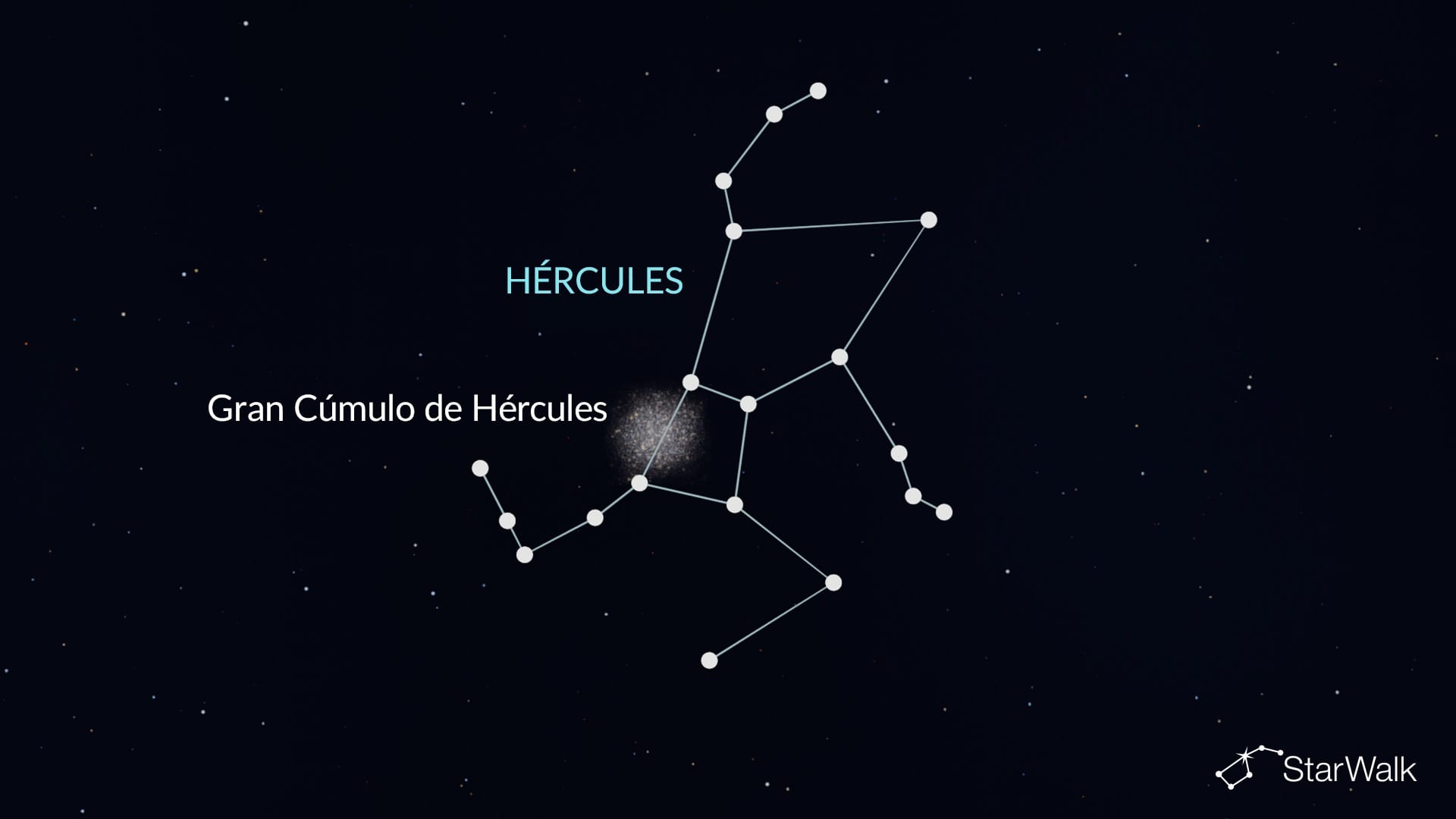 Cúmulo globular de Hércules en Hércules