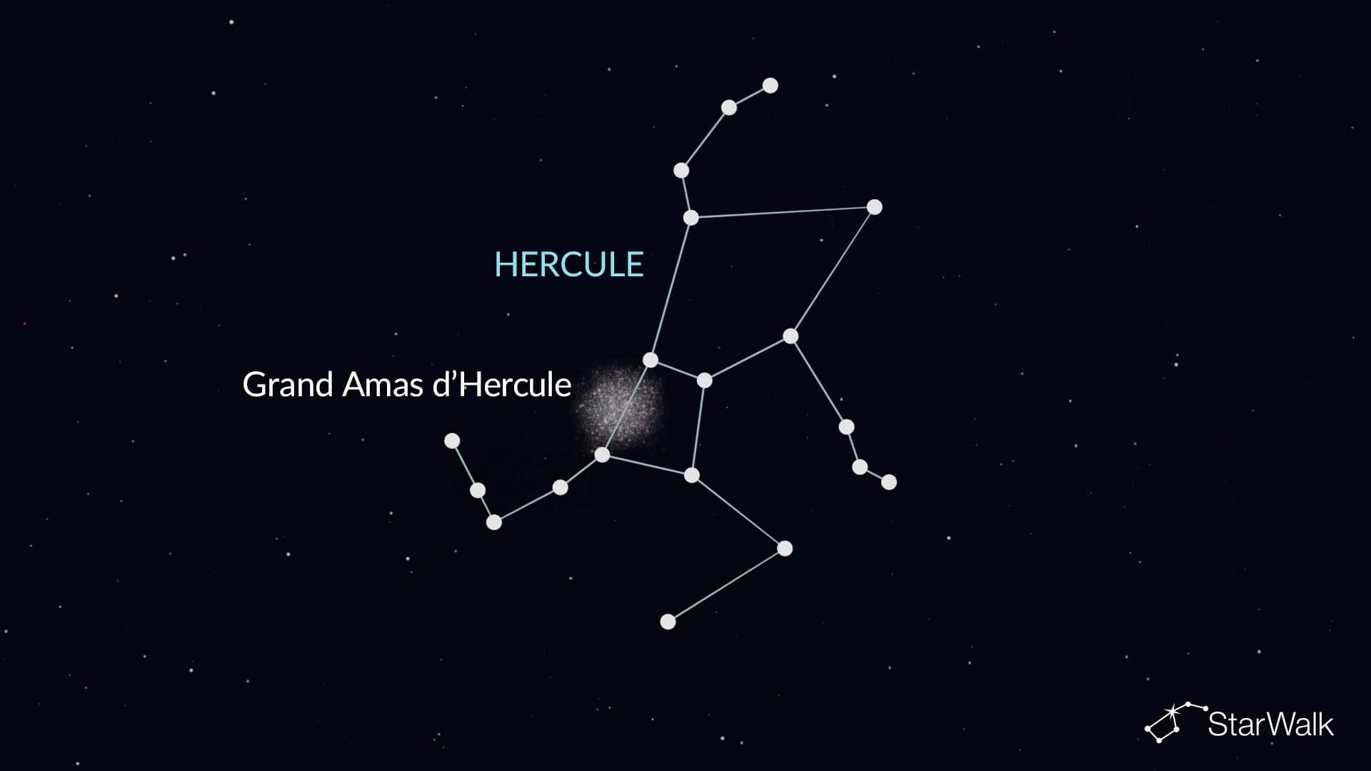 Amas globulaire d’Hercule dans Hercule