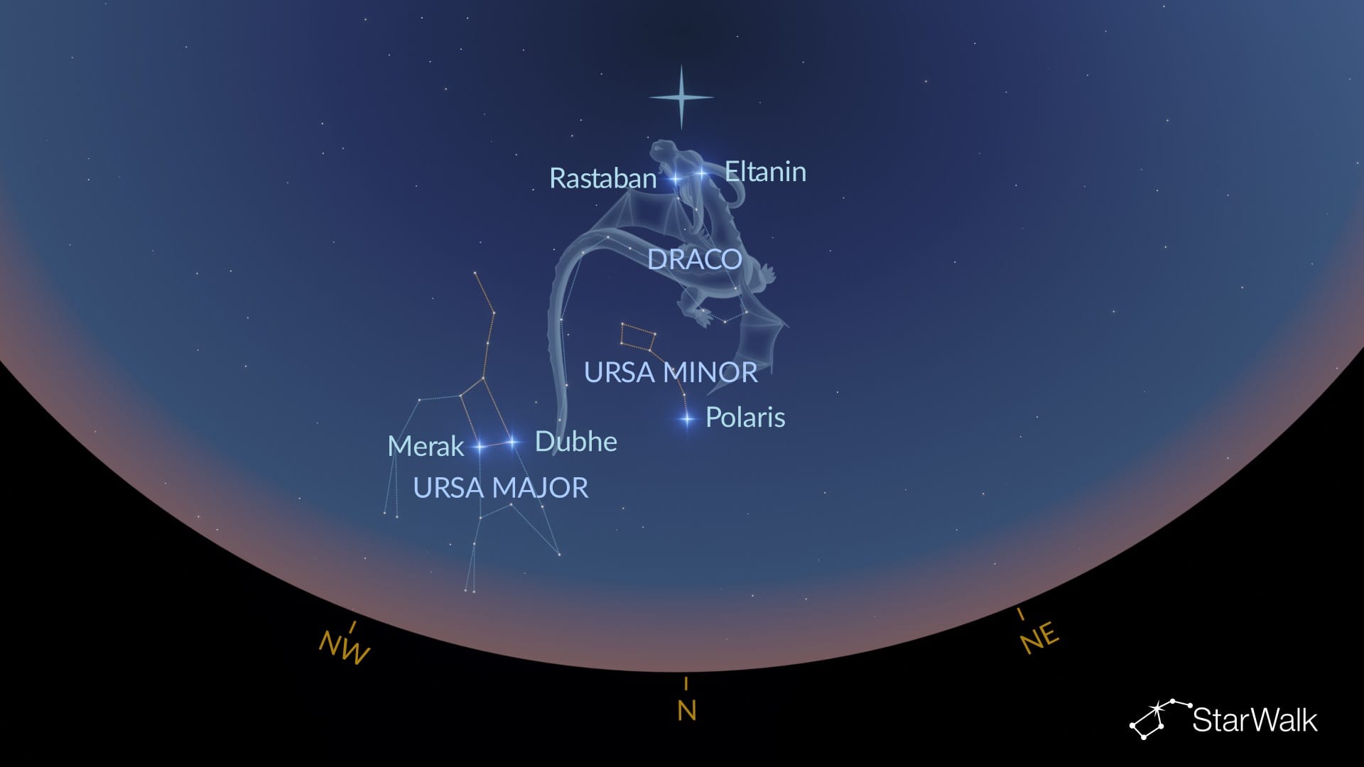 How to Find Draco in the Northern Hemisphere