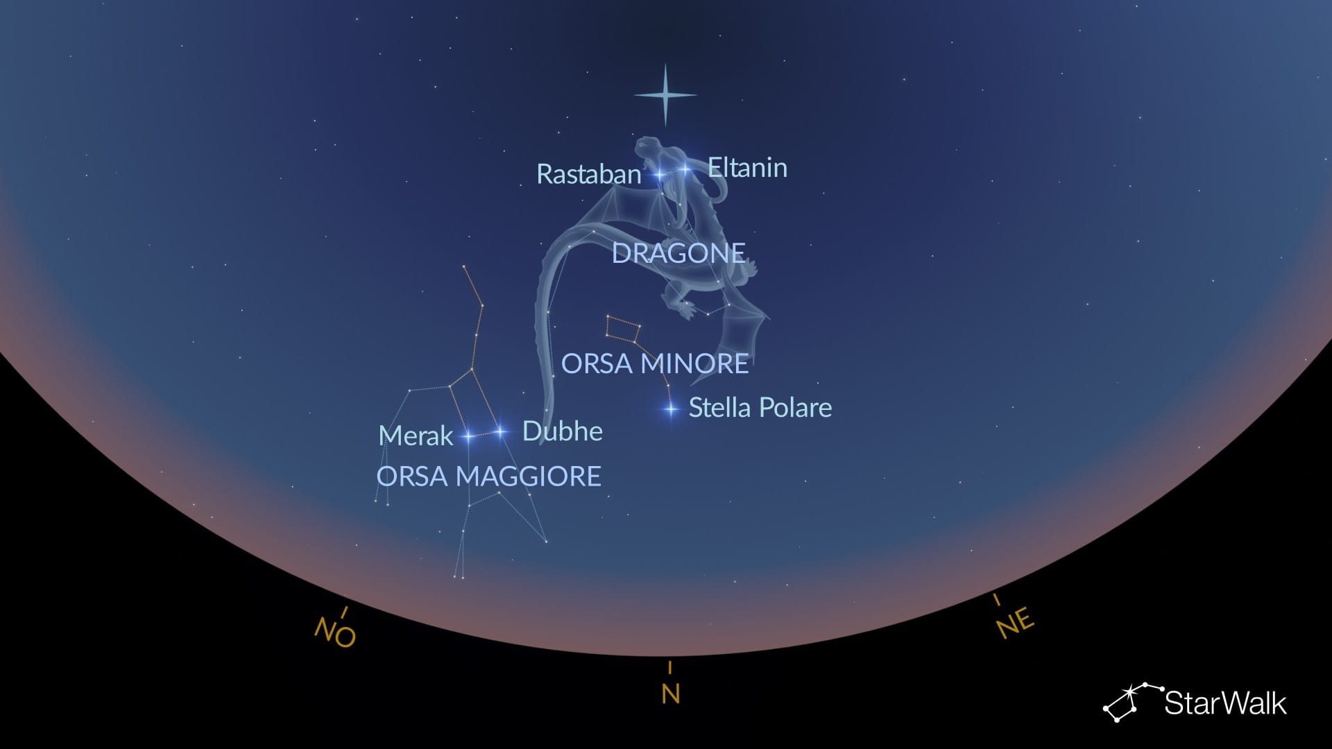 Come trovare il Drago nell’emisfero nord