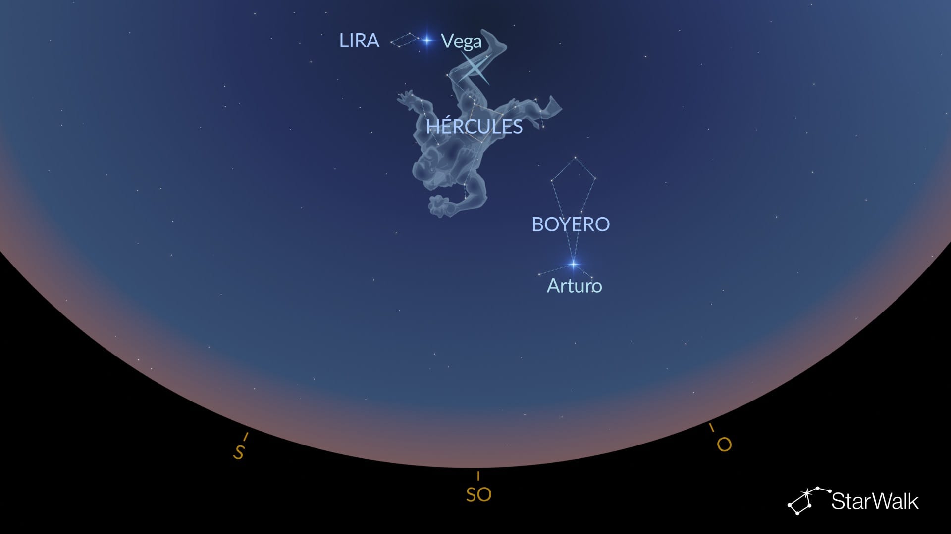 Cómo encontrar a Hércules en el hemisferio norte