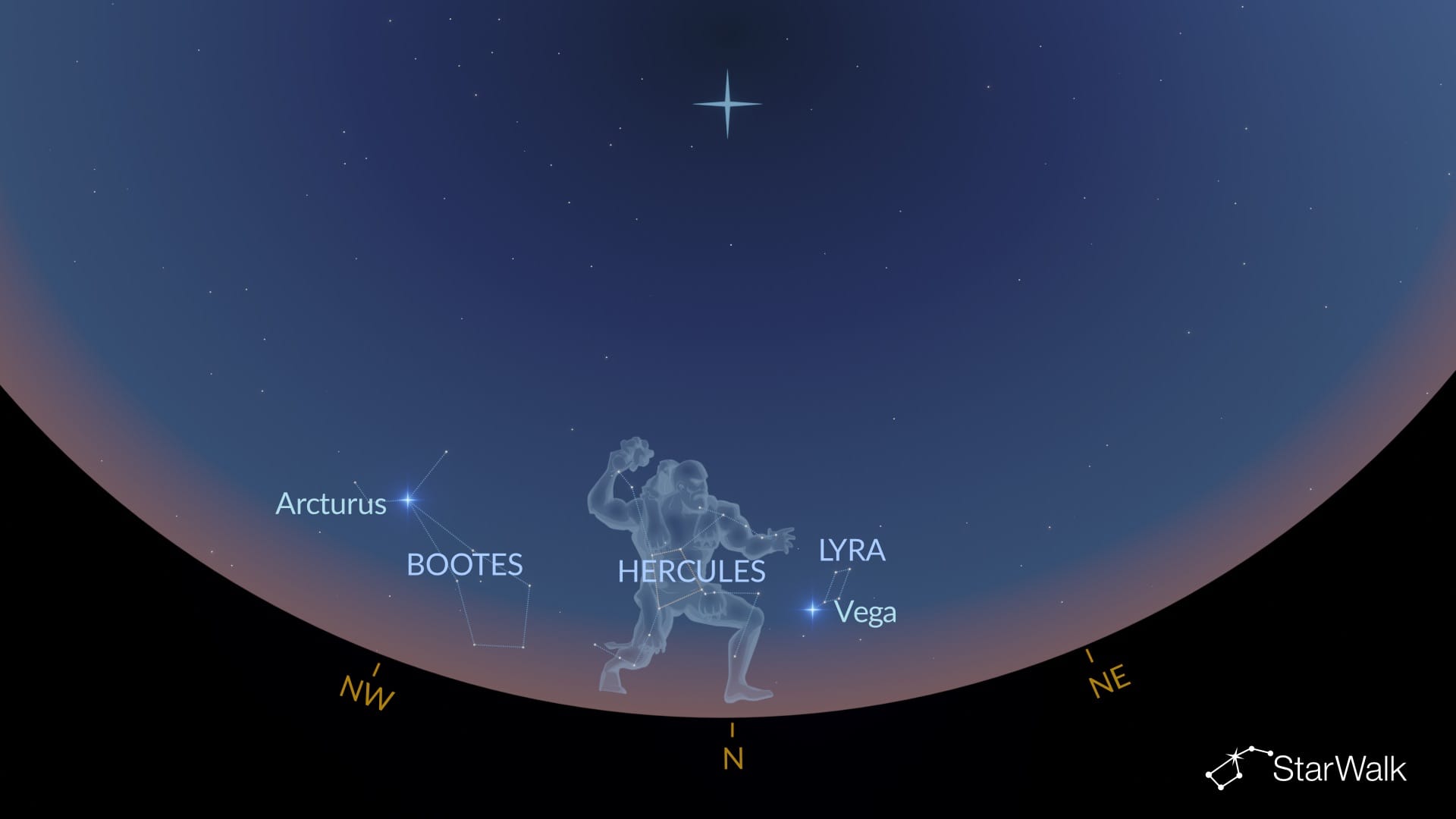 How to Find Hercules in the Southern Hemisphere