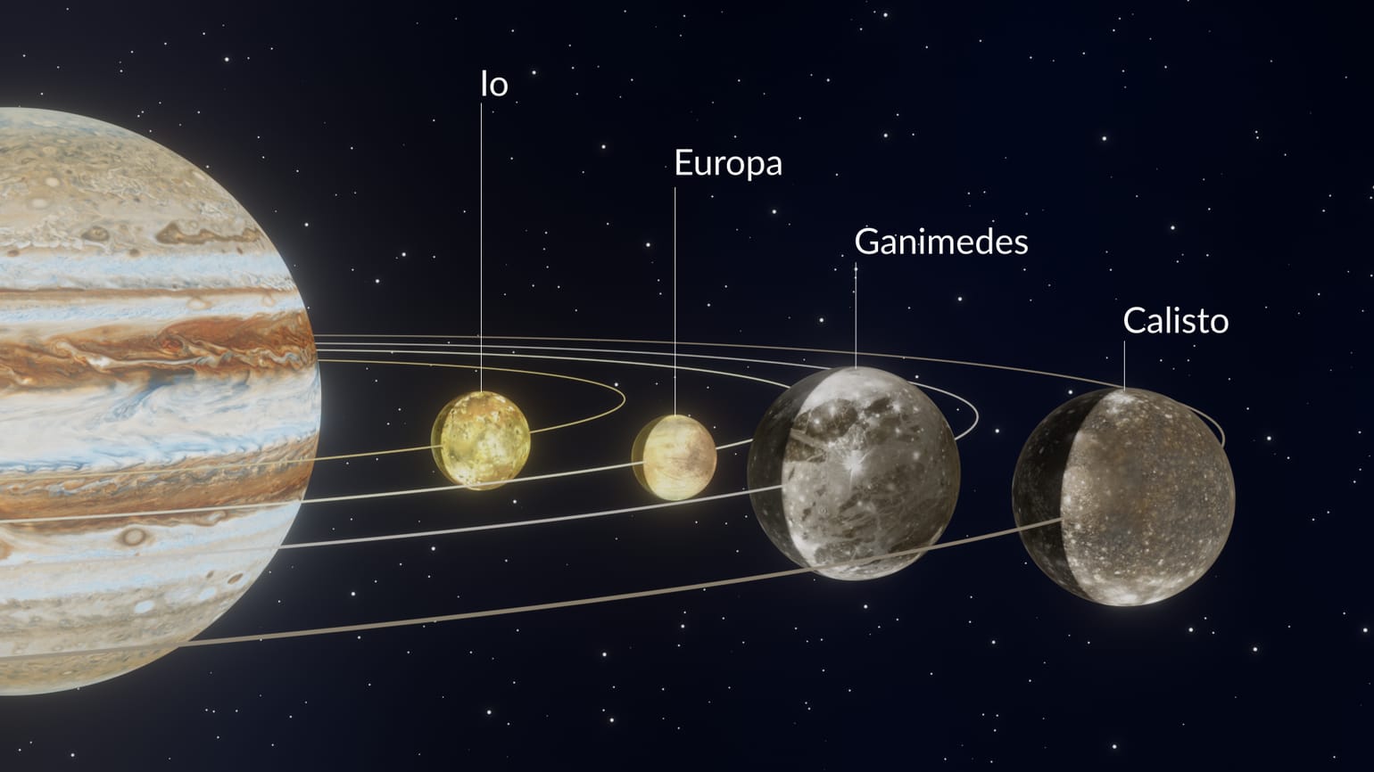 Quantas luas Júpiter tem | Maior lua de Júpiter | Luas de Galileu