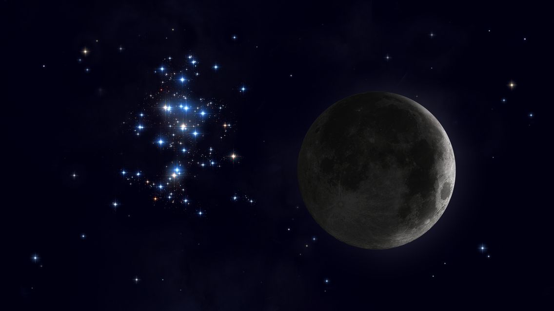 月とM44の接近 | Star Walk