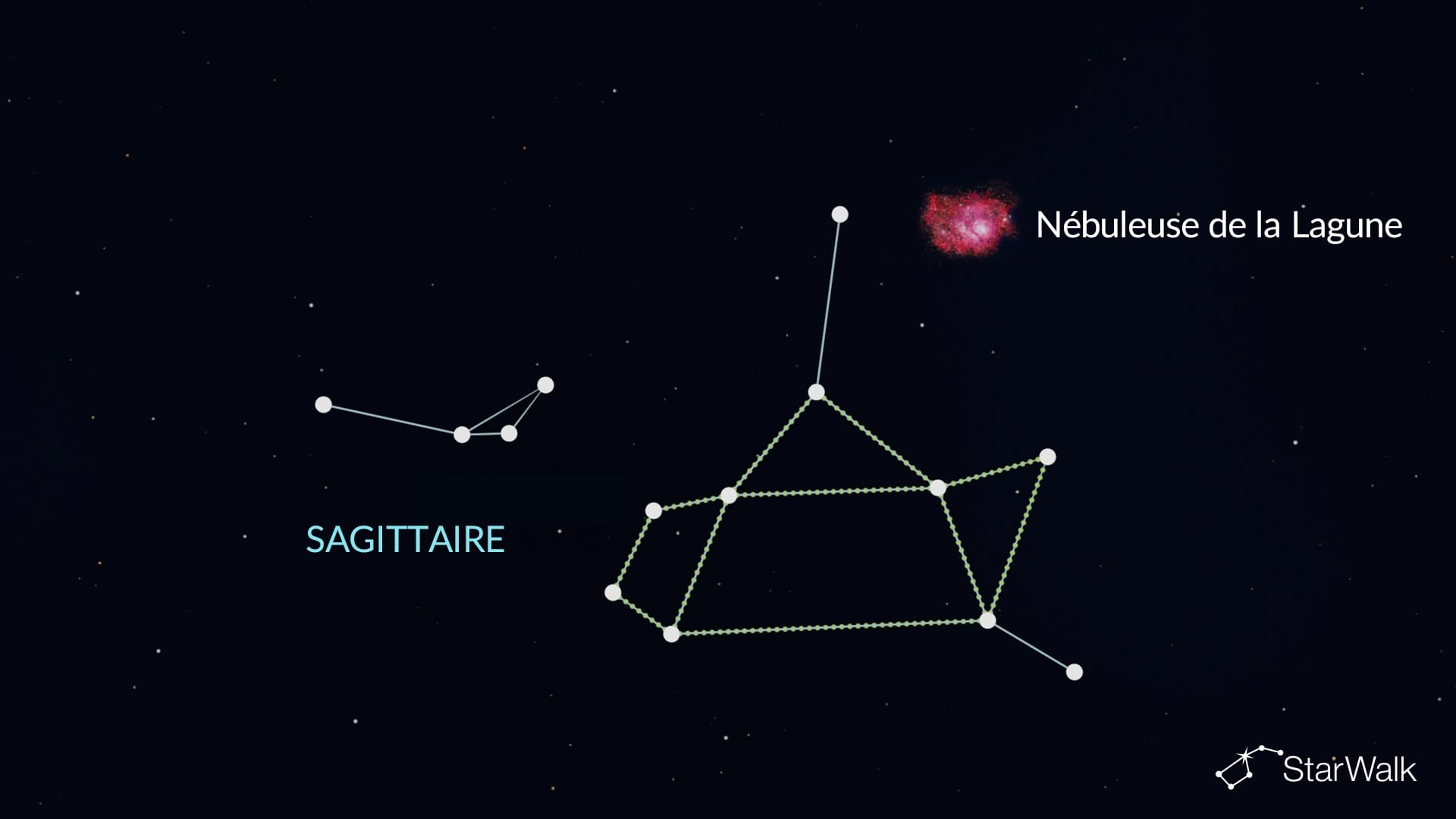 Nébuleuse de la Lagune dans le Sagittaire