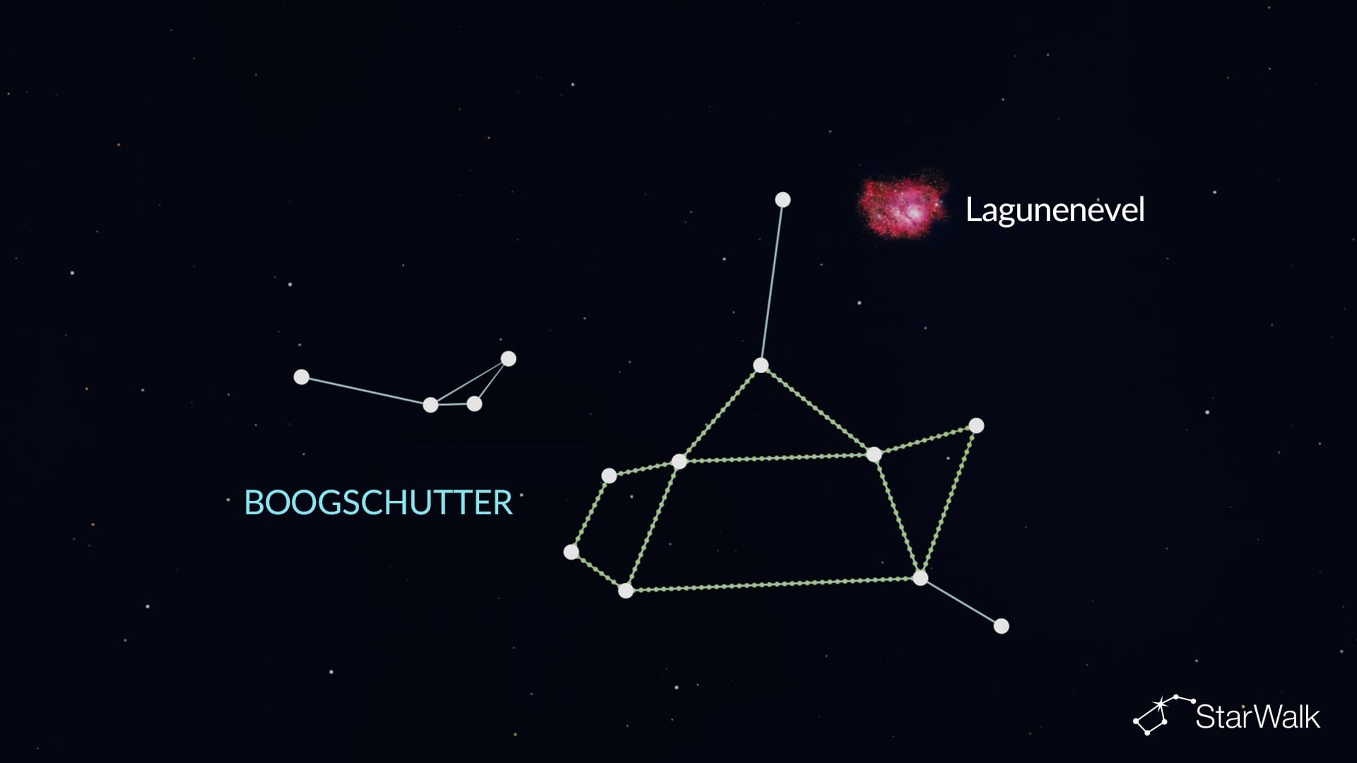 Lagunenevel in Boogschutter