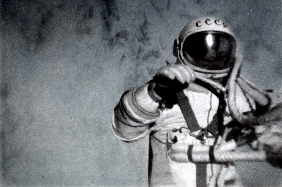 First Spacewalk: photo