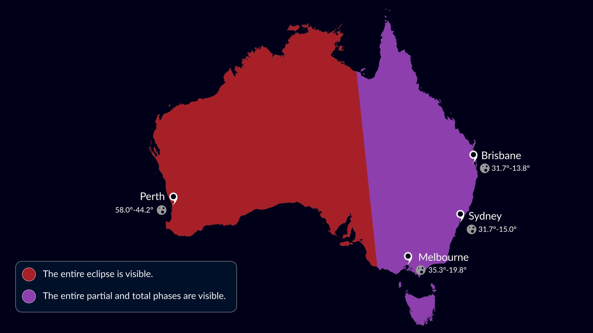 Lunar eclipse Sept 2025 map Australia