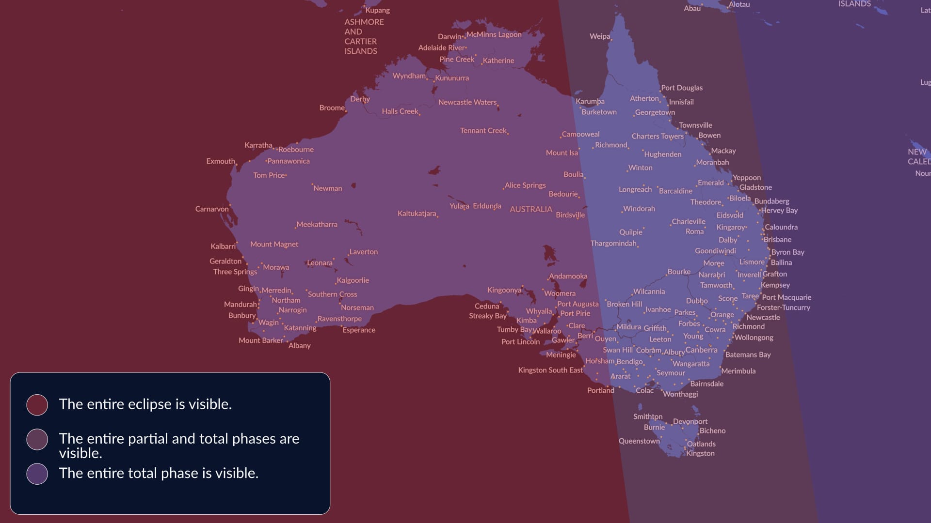 Lunar eclipse Sept 2025 map for different locations